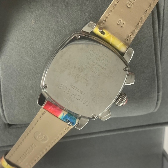 Authentic MICHELE ASCALON Steel DIAMONDS WATCH main image 9